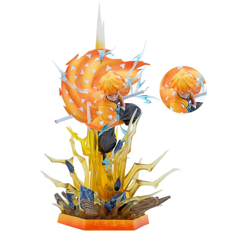 Bandai Demon Slayer Agatsuma Zenitsu Action Figur Statue, 35cm - Bild 5