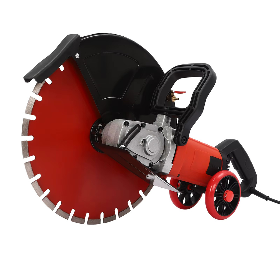 CNCEST Elektrische Betonsäge 4000W in Rot mit Wasserpumpe für Ziegel und Stein, 165mm Schnitttiefe - Bild 3