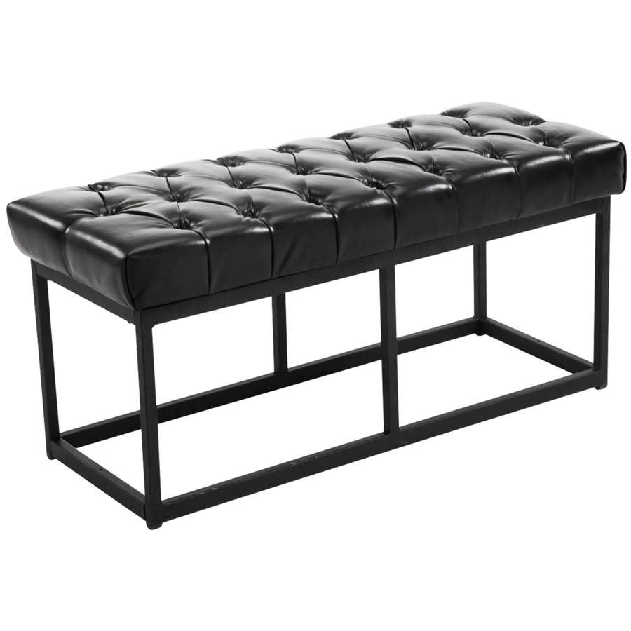 CLP Sitzbank Amun aus Kunstleder in Schwarz, Breite: 100 cm - Bild 2