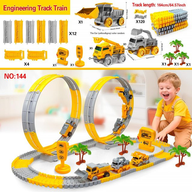 Linyi toy car Eisenbahnwaggon, Zugspielzeug, Unisex, ab 6 Jahren - Bild 1