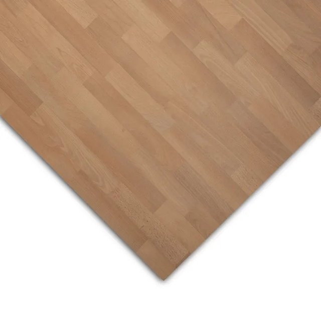 Karat CV Bodenbelag Atlantic Buche-Optik 101S PVC Boden in Holzoptik mit Textilrücken, Farbe: Braun, Breite: 100 cm, Länge: 200 cm - Bild 1
