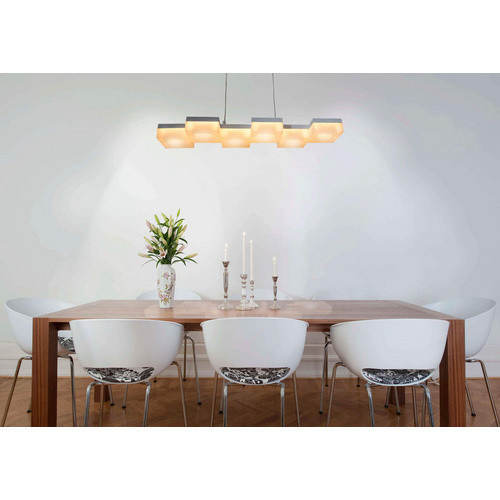 Näve LED-Pendelleuchte Moggi Weiß B/H/T: 20 x 27 x 75 cm - Bild 2