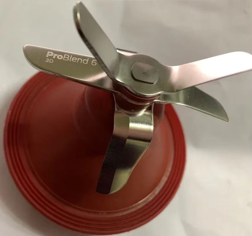 Philips Ersatzmesser für Entsafter und Mixer, Farbe: Rot, passend für HR3651 HR3652 HR3666 HR3663 HR3664 HR3653 HR3658 HR3657 HR3655 - Bild 2