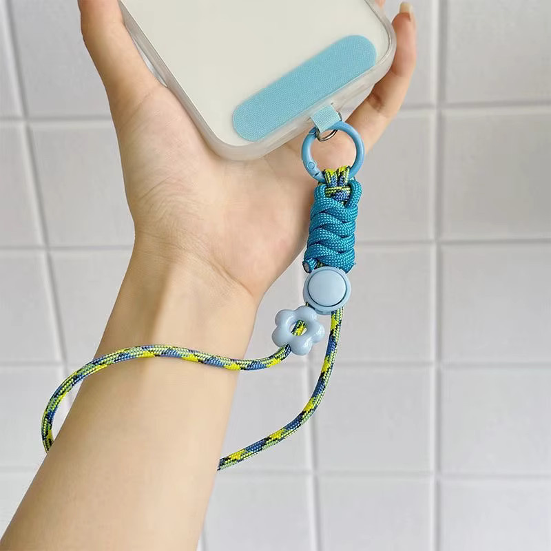 ZHANZHI iPhone 17 Handgelenk-Lanyard verstellbar in Orange und Multicolour - Bild 1