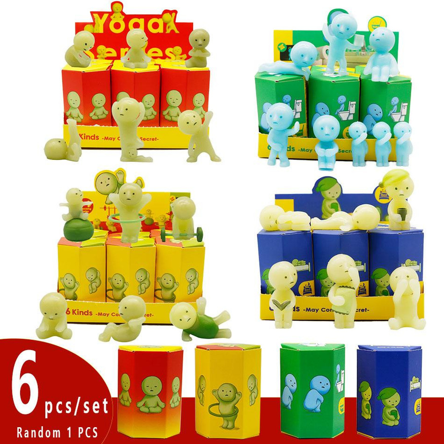 SMIK Multiple Series Nachleuchtend Grün Puppe Blind Box Actionfiguren - Bild 2
