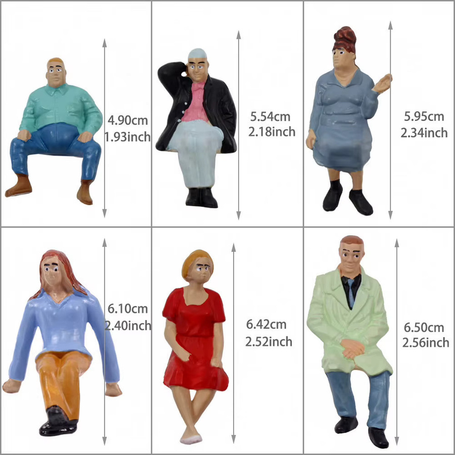 Evemodel Modell-Sitzfiguren, 1:25, Einzelfigur, Bunt / Mehrfarbig - Bild 2