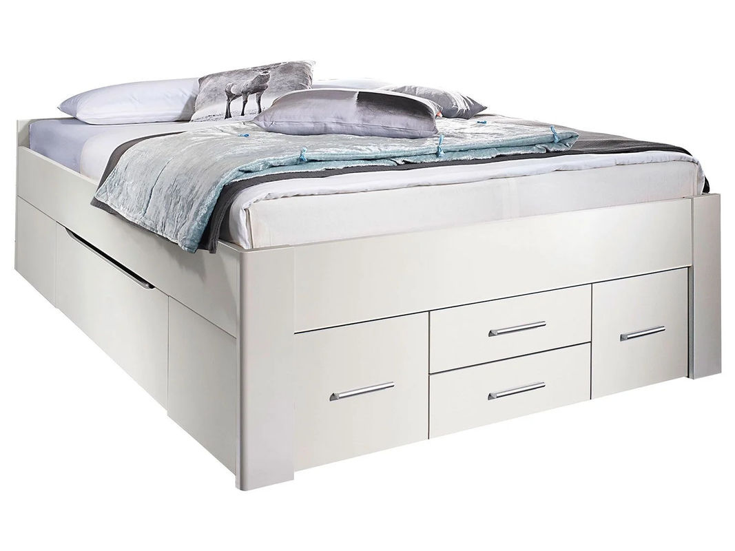 RAUCH ORANGE Scala Futonbett in Alpinweiß mit 6 Schubkästen, B/T/H: 140 x 200 cm - Bild 3