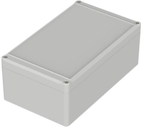 Bopla EUROMAS EM 221 F Outdoor-Gehäuse aus Polycarbonat in Hellgrau, B/T/H: 20,0 x 12,0 x 7,7 cm - Bild 1