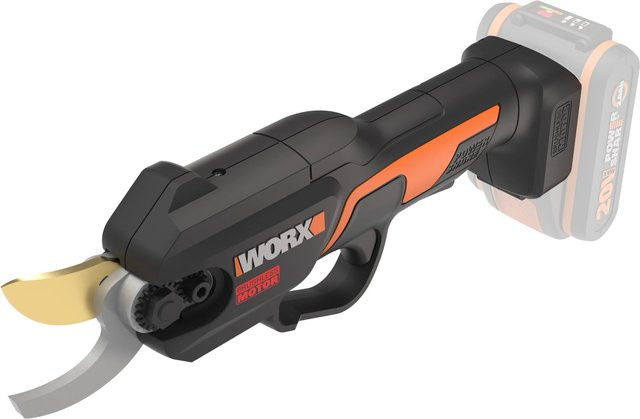Worx Akku-Astschere WG330E.9 PowerShare 20 V Solo mit 25 mm Klingenlänge in Schwarz-Orange - Bild 1