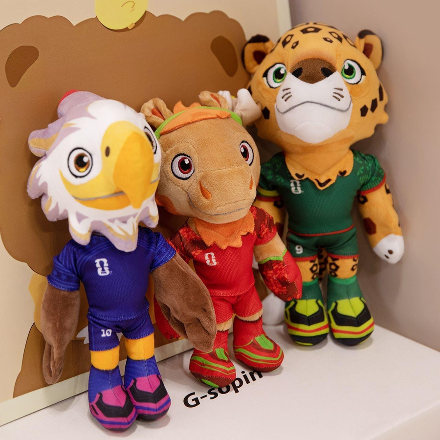 PASSY FIFA-Fußball-Weltmeisterschaft 2026 Kratz-Maskottchen Plüschtier - Bild 2
