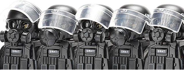 Brangdy Stadtpolizei China Spezialeinsatzkräfte Bausteine Sturmsoldat, ab 14 Jahren - Bild 1