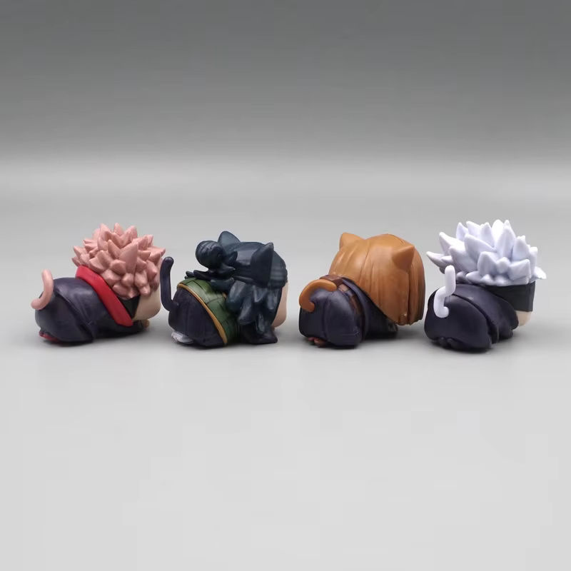Bandai Jujutsu Kaisen Anime Figuren Set mit Yuji Itadori, Satoru Gojo und Nobara Kugisaki aus Kunststoff, mehrfarbig - Bild 3
