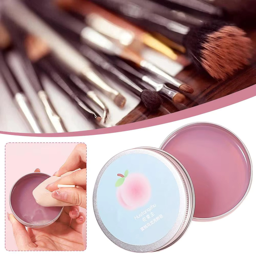 Peach Oolong Reinigungsseife für Make-up Pinsel, Puderquasten & Beauty-Schwämme - Bild 2