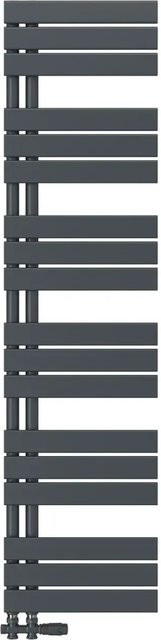 Emke Badheizkörper Handtuchwärmer in Anthrazit, B: 40 cm, H: 160 cm, 718W - Bild 1