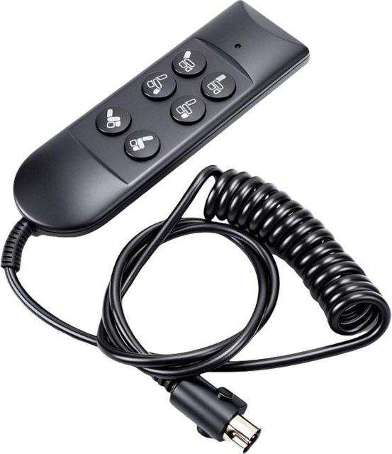 Greenery Tools 6-Tasten 5-Pin Handschalter Ersatz-Controller für elektrischen Relax-Sessel und Sofa-Lift in Schwarz - Bild 1