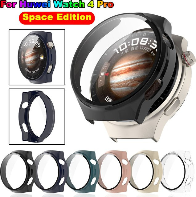 Arvin Smartwatch Displayschutzfolie Bumper Shell, Huawei Watch 4 Pro, Kunststoff, Schwarz, Unisex - Bild 1