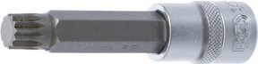 BGS Bit-Einsatz 4364 XZN M14 in Silber, Länge: 100 mm, Antrieb: 12,5 mm (1/2"), Innenvielzahn - Bild 1
