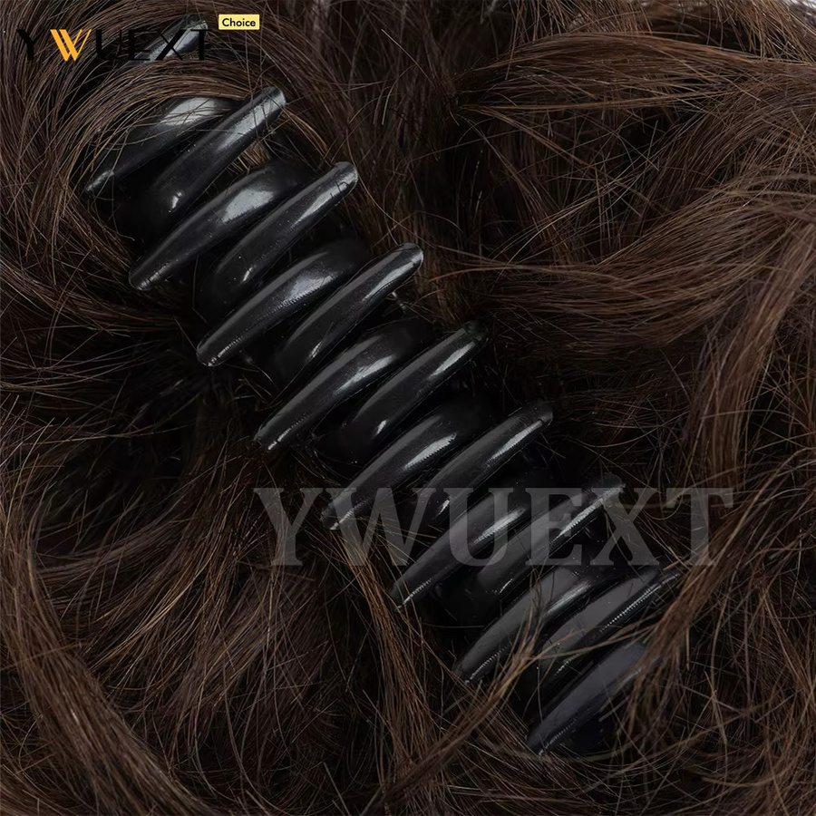 SPIKFN Clip-in-Haarknoten für lockiges Haar, Damen, 40 g - Bild 3