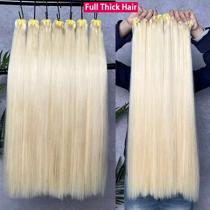 GDYLuxury Echthaar-Bündel, Blonde, 14-28 Zoll, Vietnamesisches Jungfernenhaar - Bild 5