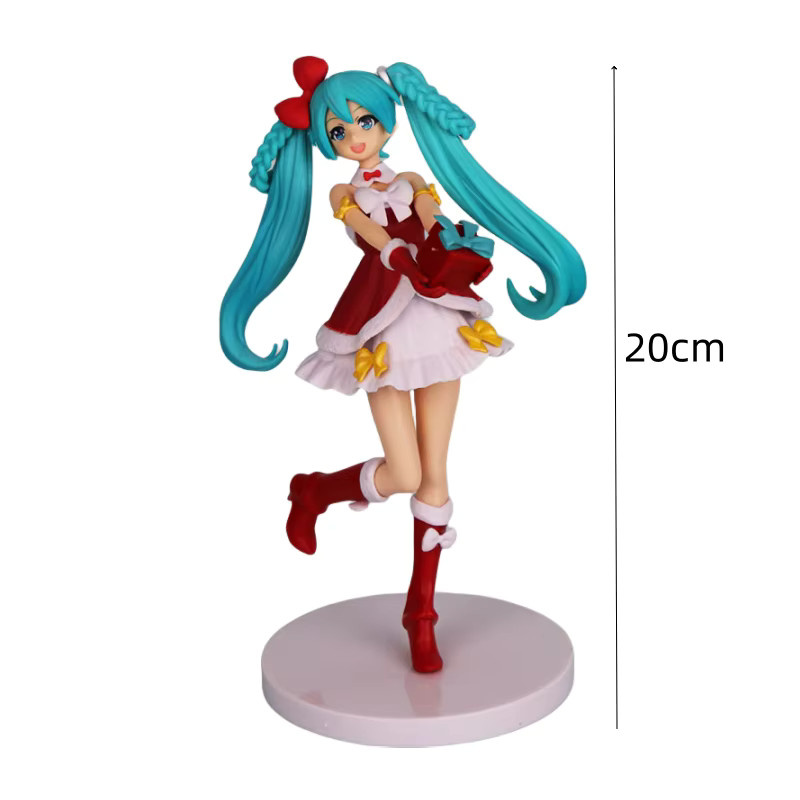 Bandai Hatsune Miku Figur, rotes Kleid, Anime, Einzelfigur - Bild 4
