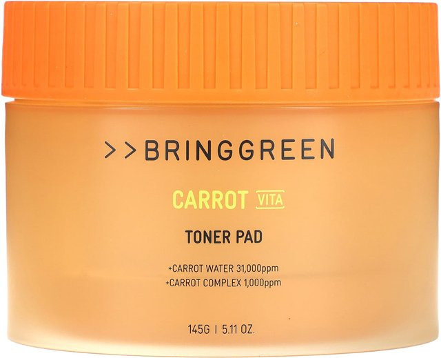 BRINGGREEN Karotten Vita Toner Pad, 145g, mit PHA - Bild 1