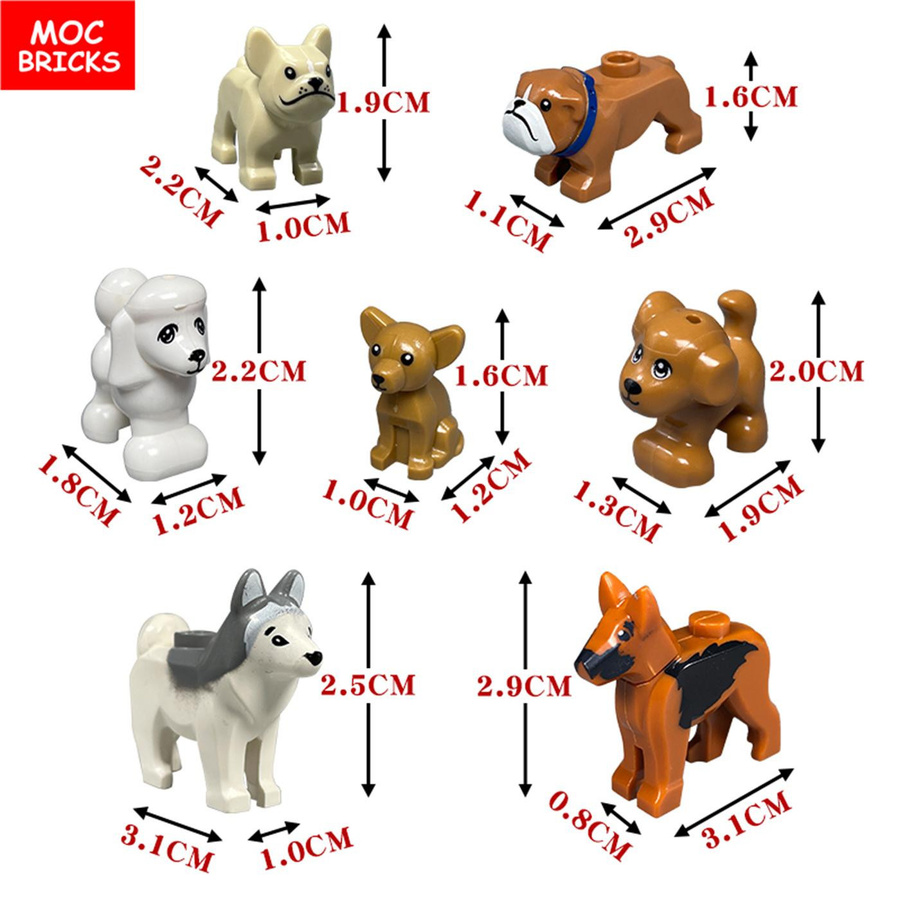 Yiran toy Kleiner Hund Bausteine Hundezwinger 6–12 Jahre - Bild 1