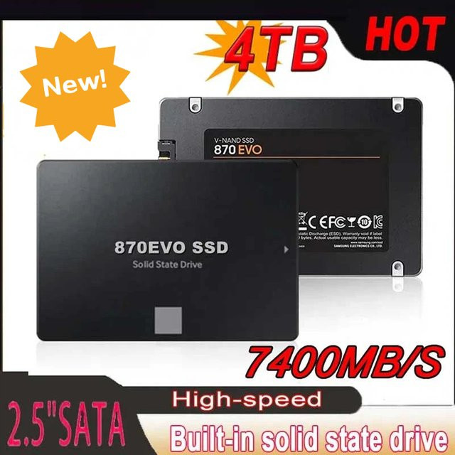Samsung 870 EVO SSD Interne Festplatte SATA 2,5 Zoll 4TB - Bild 1