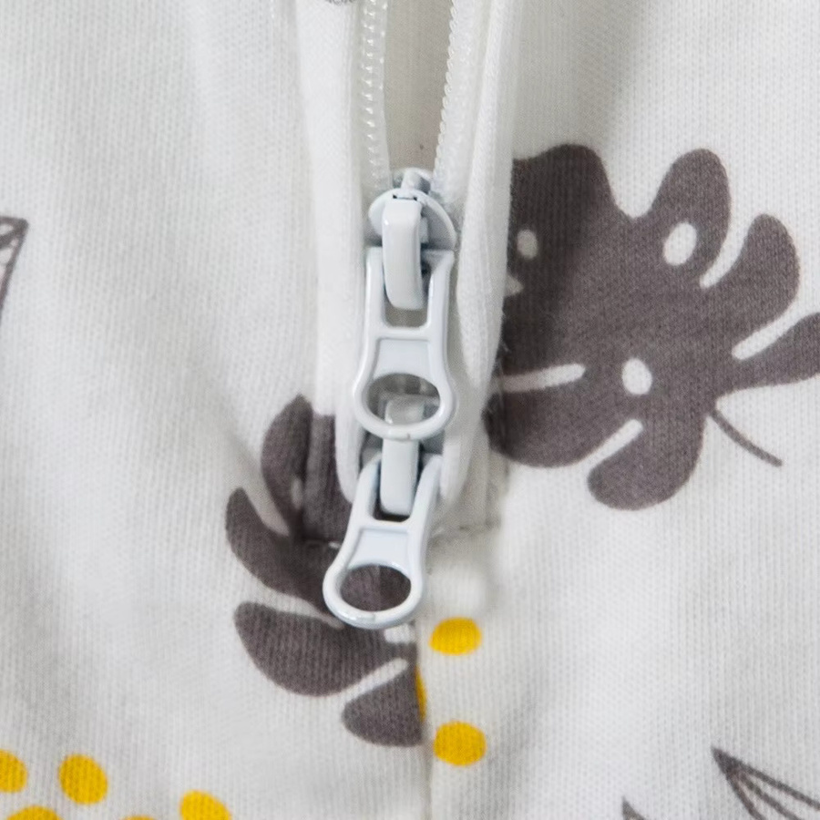 HOUSBAY Schlafsack für Kinder mit Blätter-Print, ärmellos, Sommer-Schlafsack für Jungen und Mädchen, 2–4 Jahre - Bild 2