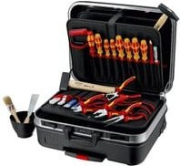 Knipex BIG Basic Move Elektro Werkzeugkoffer 24-teilig Schwarz mit Einsätzen B/T/H: 515 x 430 x 280 mm - Bild 1
