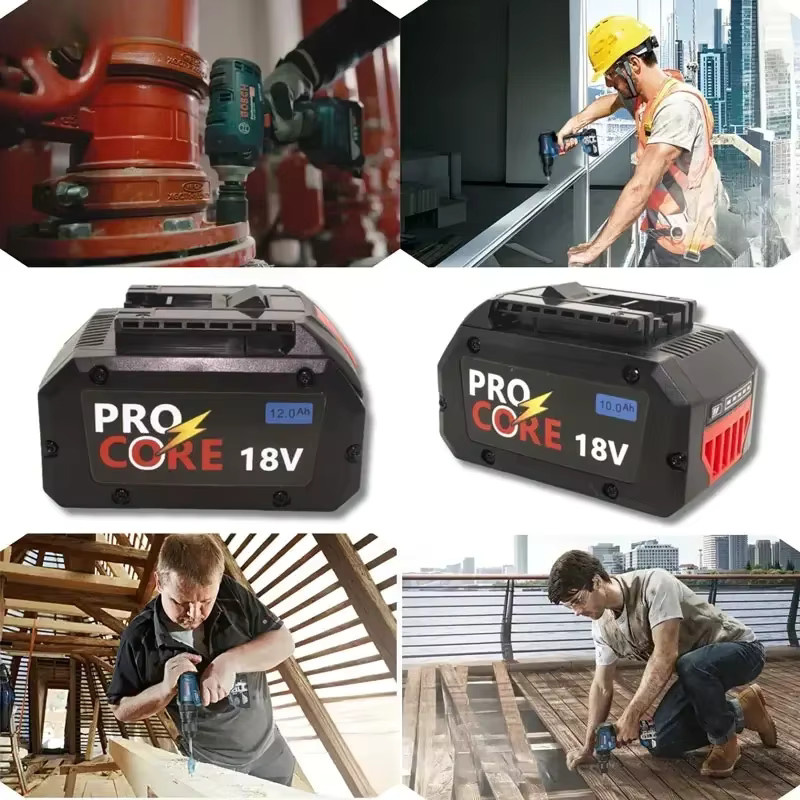 Bosch ProCORE Ersatzakku 2025-CORE18V 10000mAh für 18V Professional System Akku-Werkzeuge BAT609 BAT618 in Schwarz - Bild 5