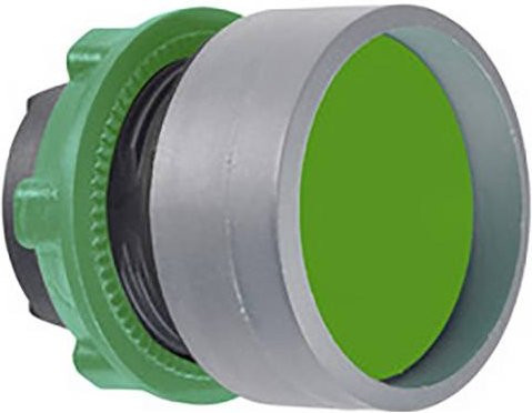Schneider Electric ZB5AA36C0 Drucktaster-Frontelement aus Kunststoff in Grün und Grau - Bild 1
