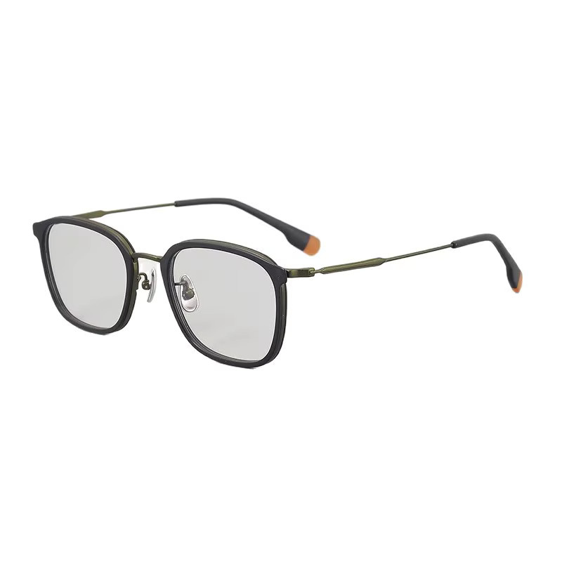 Erilles Korrektionsbrille, Vollrand, eckig, Titan, Schwarz, Unisex - Bild 4