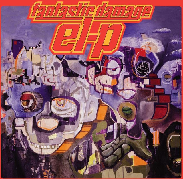 El-P Fantastic Damage LP Schallplatte auf rotem Vinyl von Fat Possum Records (2022) - Bild 1
