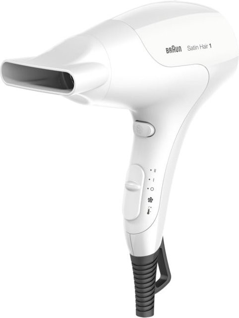 Braun Satin Hair 1 Power Perfection solo Haartrockner BRHD180E in Weiß - Bild 1
