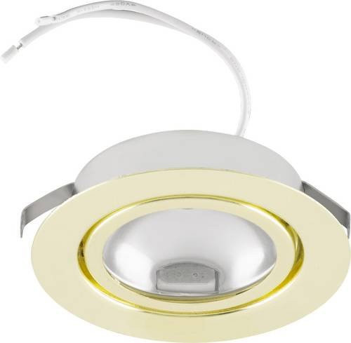 EVN 425421 Einbauleuchte Halogen G4 20W in Gold - Bild 1