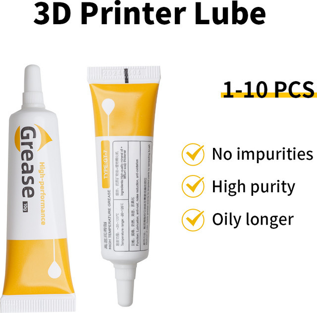 Sirol Easy Threaded Super Lube Zahnradfett für 3D-Drucker in Weiß zur Lärmreduzierung und optimalen Schmierung für Bambulab X1c P1S P1P - Bild 1