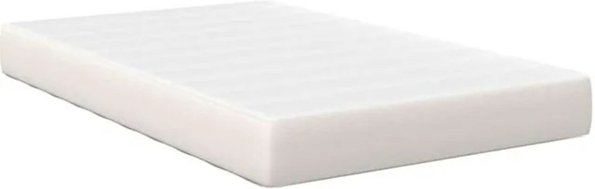 vidaXL Taschenfederkern Matratze in Creme mit Stoffbezug B/T: 120 x 190 cm - Bild 1
