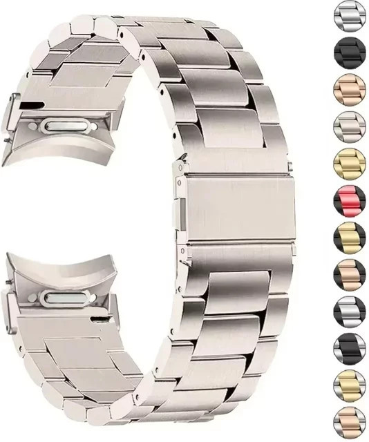 Geekthink Uhrenarmband Edelstahl, Silber, Unisex - Bild 1