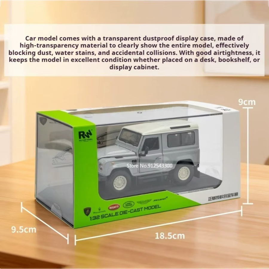 RMZ city Land Rover Defender Modellauto, 1:32, Metall, Gummireifen - Bild 4