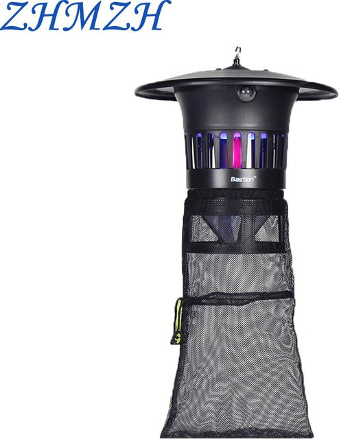 ZHMZH Moskito-Killer-Lampe mit UV-Licht und Photokatalysator, Insektenfalle für den Außenbereich, Schwarz, 15W - Bild 1