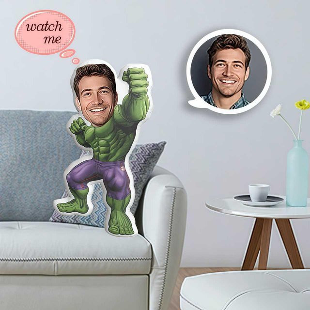 Muscle Giant Gefülltes Kissen in Multicolour zur Personalisierung als weiches Dekokissen - Bild 1
