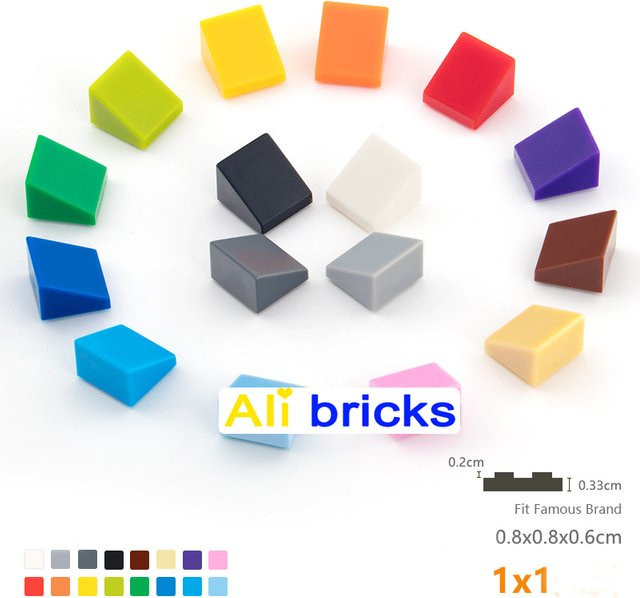 JIAJIALE Bulk-Bausteine Figur, 500-teiliges Set, Bunt / Mehrfarbig, Kunststoff - Bild 1