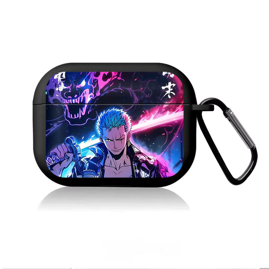 Schutzhülle im One Piece Classic Zoro Design für Apple AirPods 1 2 3 Pro Pro 2 4 Pro 3 in Multicolour - Bild 3