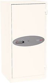 Phoenix Feuerschutzschrank FS 1511 K mit Schlüsselschloss in Weiß, Brandschutzklasse 30min, B/T/H: 122,5 x 60,0 x 77,0 cm - Bild 1