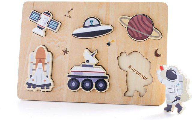 Binchi Outdoor Product Holzpuzzle Meeresbewohner, Bunt, ab 0 Jahre - Bild 1