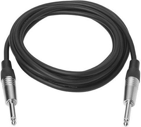 VivoLink Audio-Kabel Schwarz mit 6,35mm auf 3,5mm Jack, Länge: 1 m - Bild 1