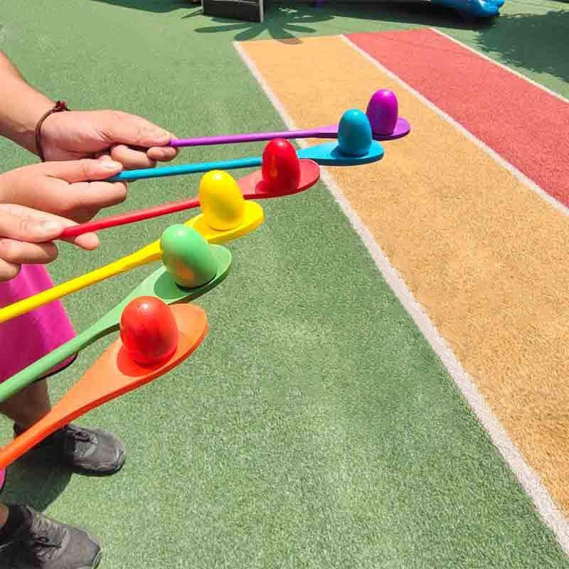 Fashnics Regenbogen Holzlöffel Lernspielzeug Holz Bunt / Mehrfarbig - Bild 2