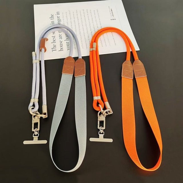 WSSHE Crossbody-Trageband für Outdoor-Aktivitäten in Lila mit Clip und verstellbarem Halsriemen - Bild 1