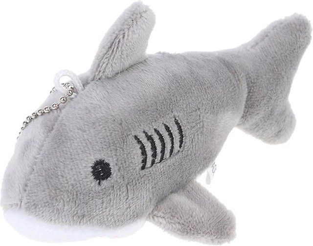 Linyi toy Hai Schlüsselanhänger, Plüschtier, gray, 12cm, Unisex - Bild 1