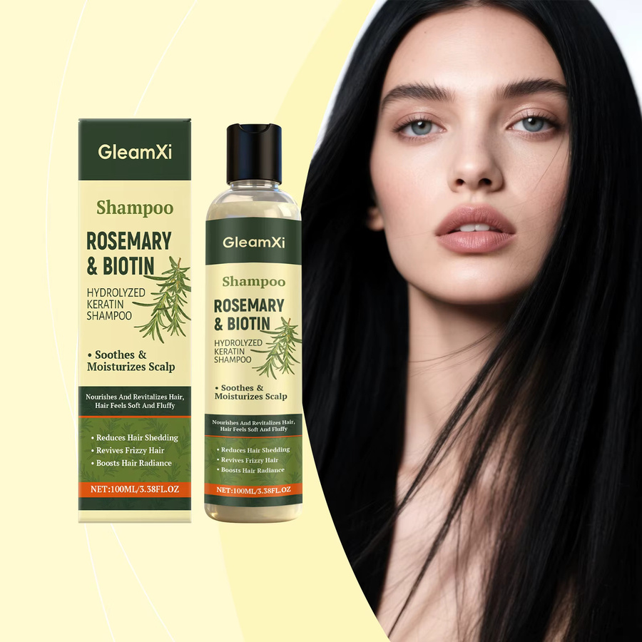 Gleamxi Rosmarin-Biotin-Shampoo, Unisex - Bild 3